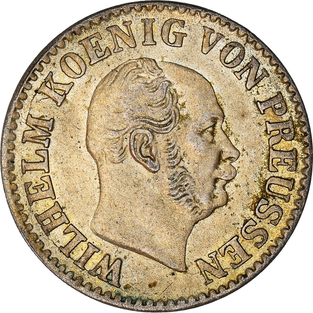 Coin, German States, PRUSSIA, Wilhelm I, 1/2 Neu-Groschen, 5 Pfennig, 1867