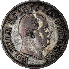 Coin, German States, PRUSSIA, Wilhelm I, 1/2 Neu-Groschen, 5 Pfennig, 1868