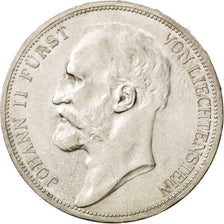 LIECHTENSTEIN, 2 Kronen, 1912, KM #3, MS(60-62), Silver, 27, 10.02