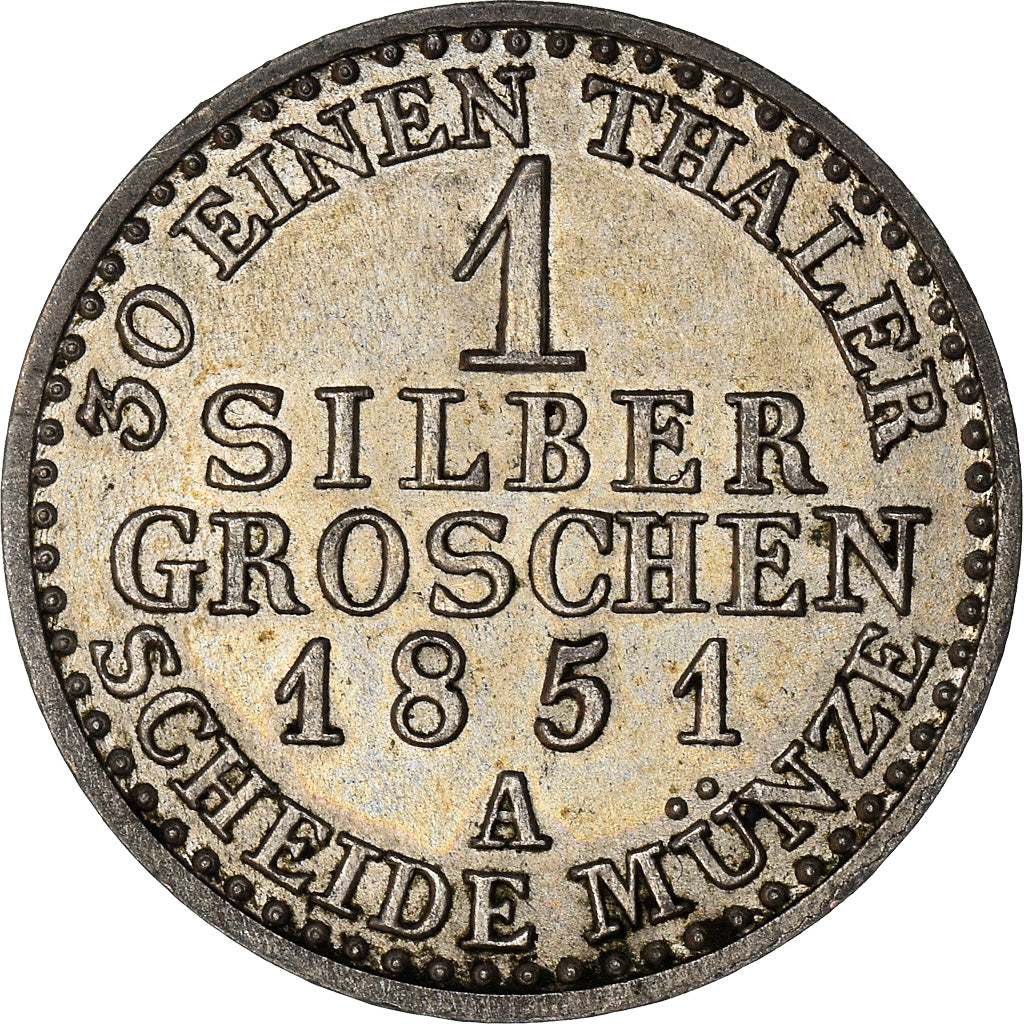 Coin, German States, PRUSSIA, Friedrich Wilhelm IV, Groschen, 1851, Berlin