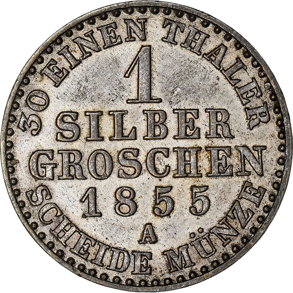 Coin, German States, PRUSSIA, Friedrich Wilhelm IV, Groschen, 1855, Berlin