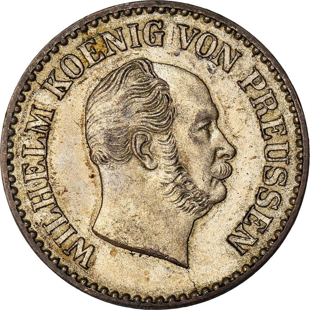 Münze, Deutsch Staaten, PRUSSIA, Wilhelm I, Groschen, 1861, Berlin, VZ, Silber