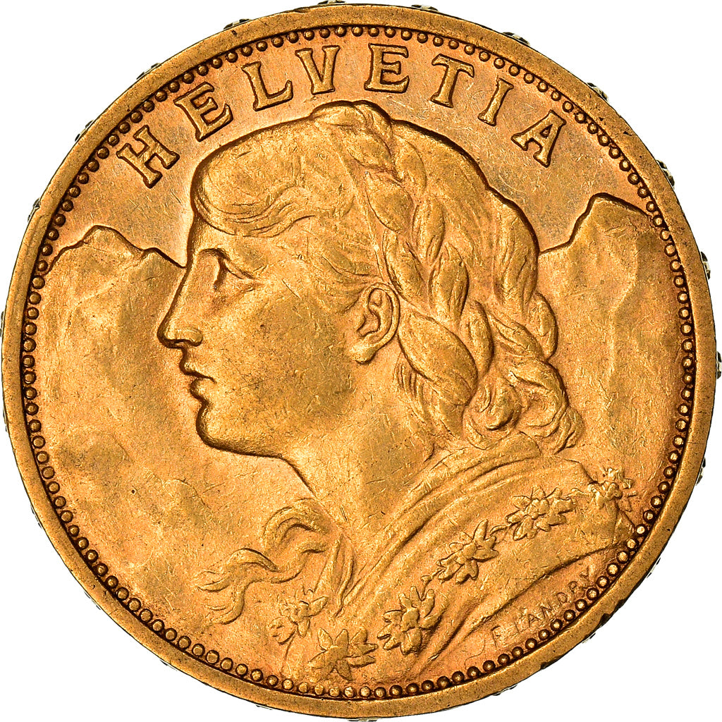 Moneda, Suiza, 20 Francs, 1900, Bern, EBC, Oro, KM:35.1