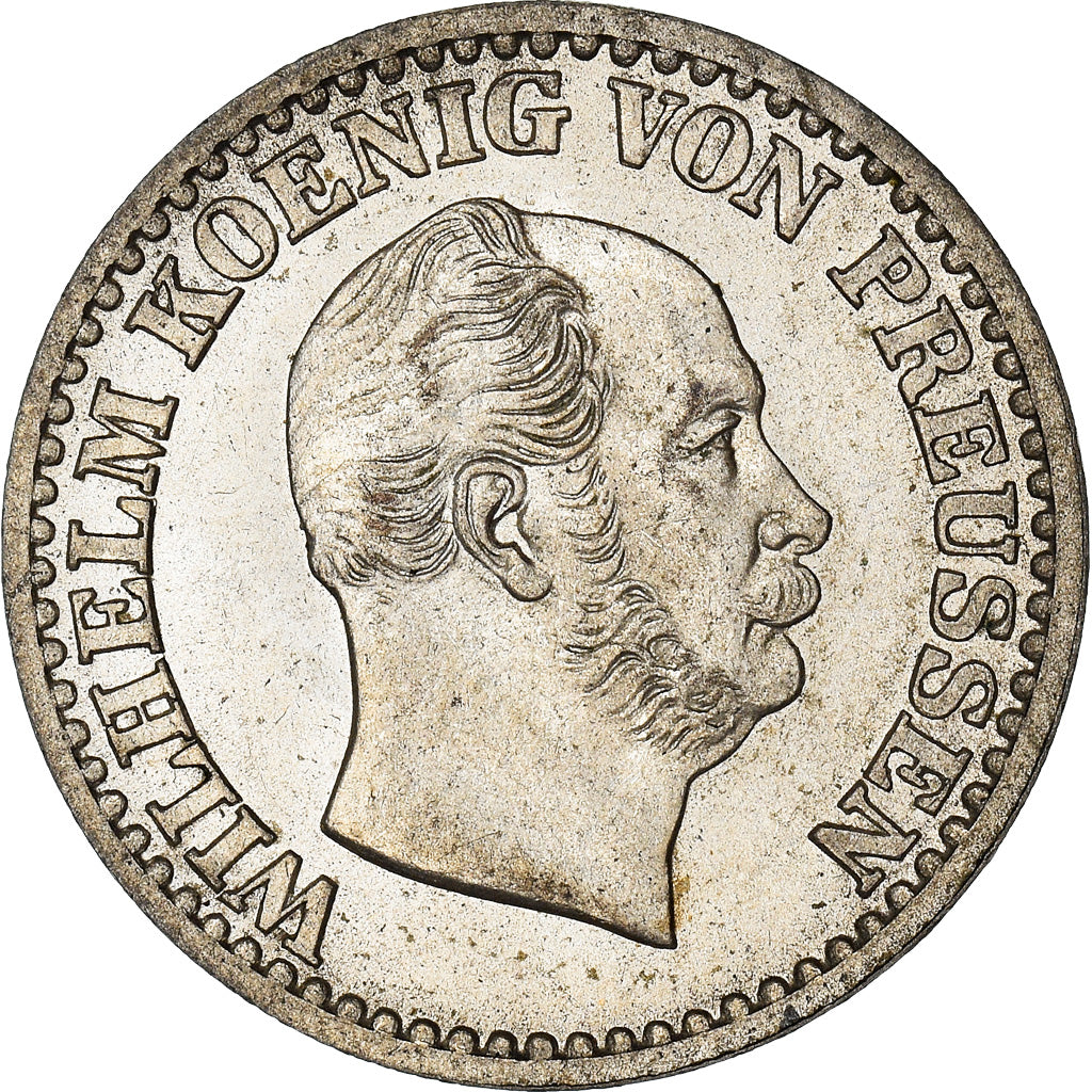 Coin, German States, PRUSSIA, Wilhelm I, Groschen, 1873, Hannover, MS(60-62)