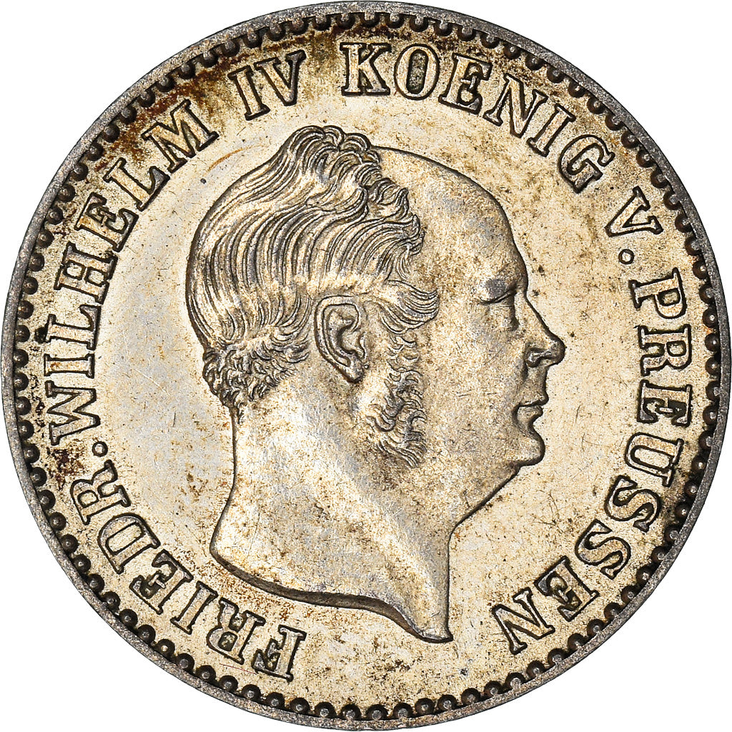 Coin, German States, PRUSSIA, Friedrich Wilhelm IV, 2-1/2 Silber Groschen, 1855
