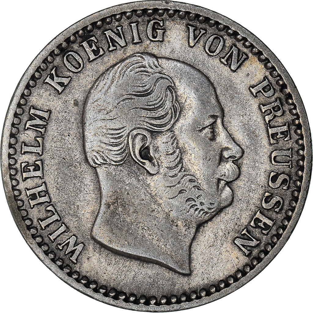 Coin, German States, PRUSSIA, Friedrich Wilhelm IV, 2-1/2 Silber Groschen, 1863