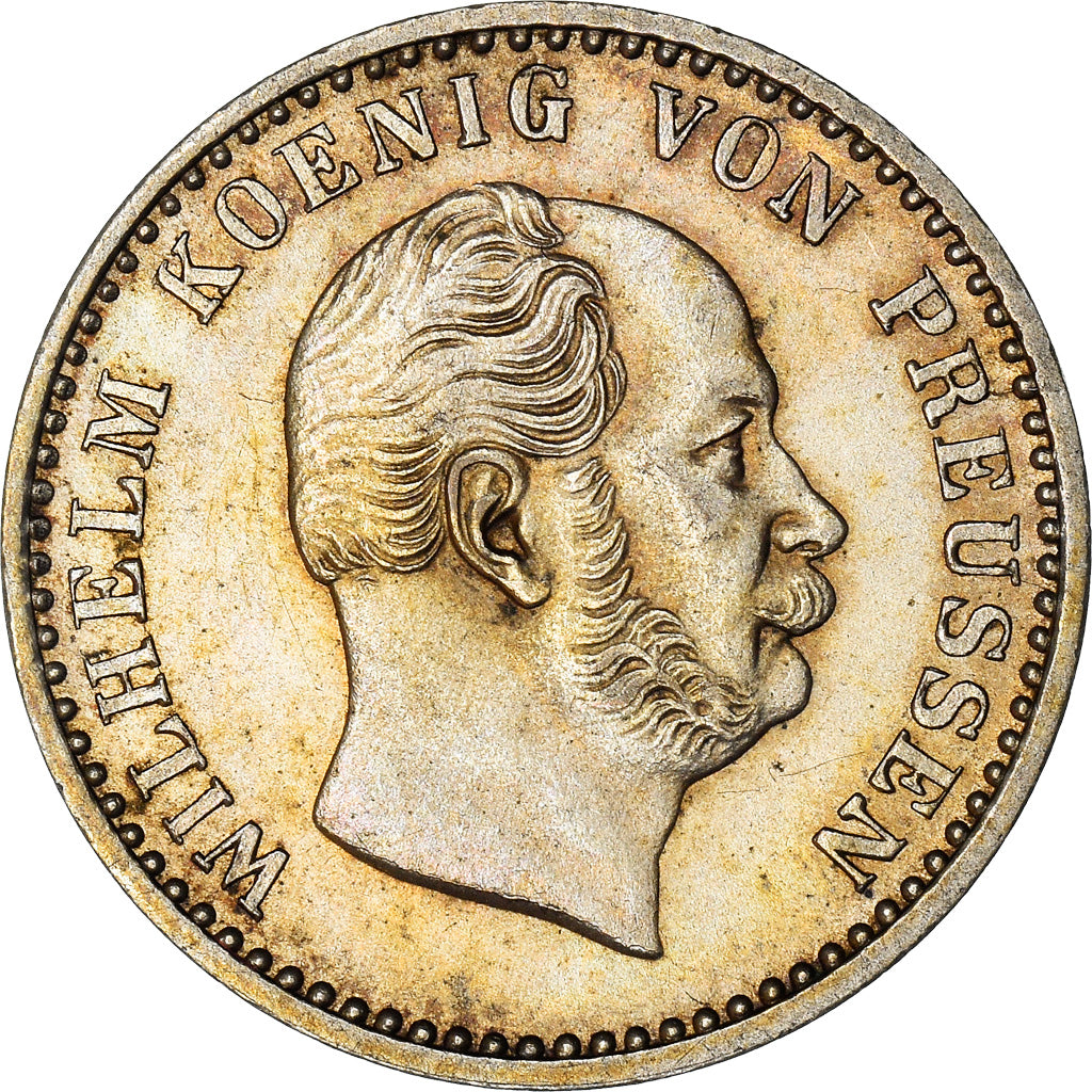 Coin, German States, PRUSSIA, Wilhelm I, 2-1/2 Silber Groschen, 1871, Frankfurt