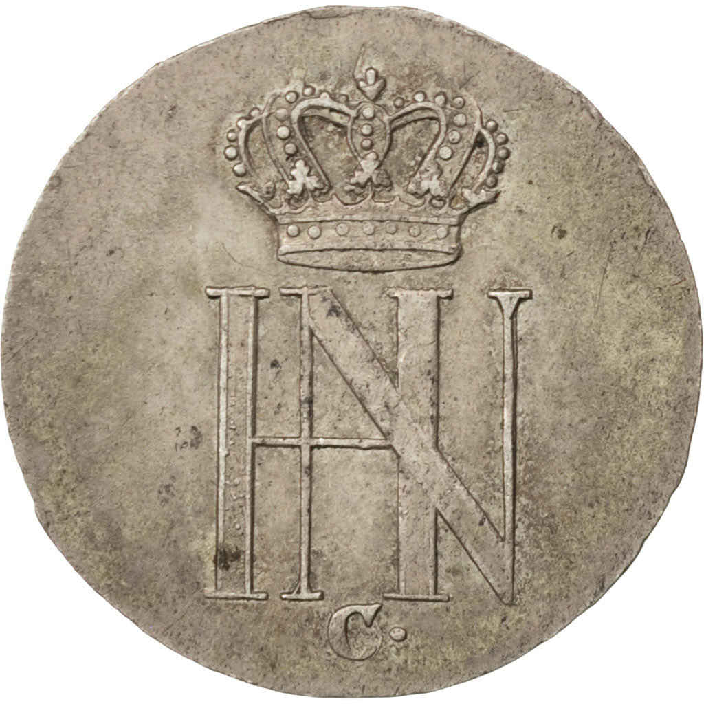 Coin, German States, WESTPHALIA, Jerome, 1/12 Thaler, 1809, AU(50-53), Silver