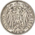 Moneta, NIEMCY - IMPERIUM, Wilhelm II, 25 Pfennig, 1911, Muldenhütten