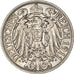 Moneta, GERMANIA - IMPERO, Wilhelm II, 25 Pfennig, 1911, Muldenhütten, SPL-