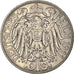 Moeda, ALEMANHA - IMPÉRIO, Wilhelm II, 25 Pfennig, 1911, Berlin, AU(55-58)