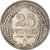 Coin, GERMANY - EMPIRE, Wilhelm II, 25 Pfennig, 1911, Berlin, AU(55-58), Nickel