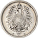 Moneda, ALEMANIA - IMPERIO, Wilhelm I, 50 Pfennig, 1876, Munich, MBC, Plata