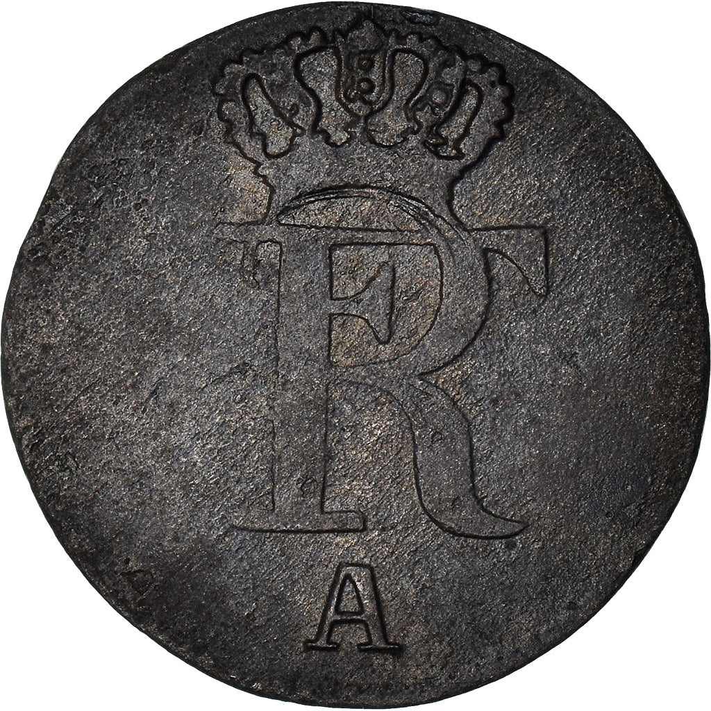 Monnaie, Etats allemands, PRUSSIA, Friedrich II, 1/48 Thaler, 1/2 Groschen