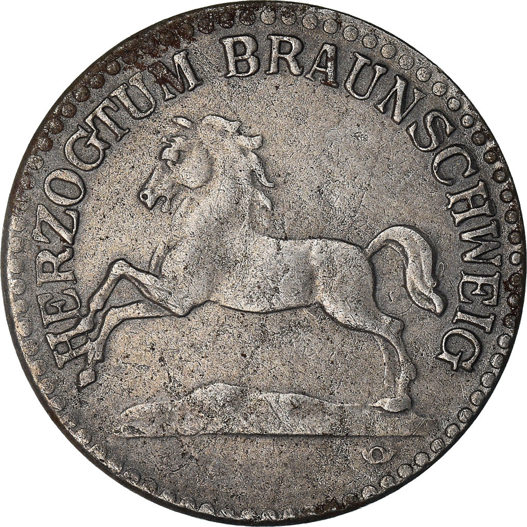 Monnaie, Allemagne, Hertzogtum Braunschweig, 10 Pfennig, 1918, TTB, Iron