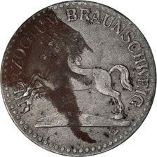 Moeda, Alemanha, Hertzogtum Braunschweig, 10 Pfennig, 1920, EF(40-45), Ferro