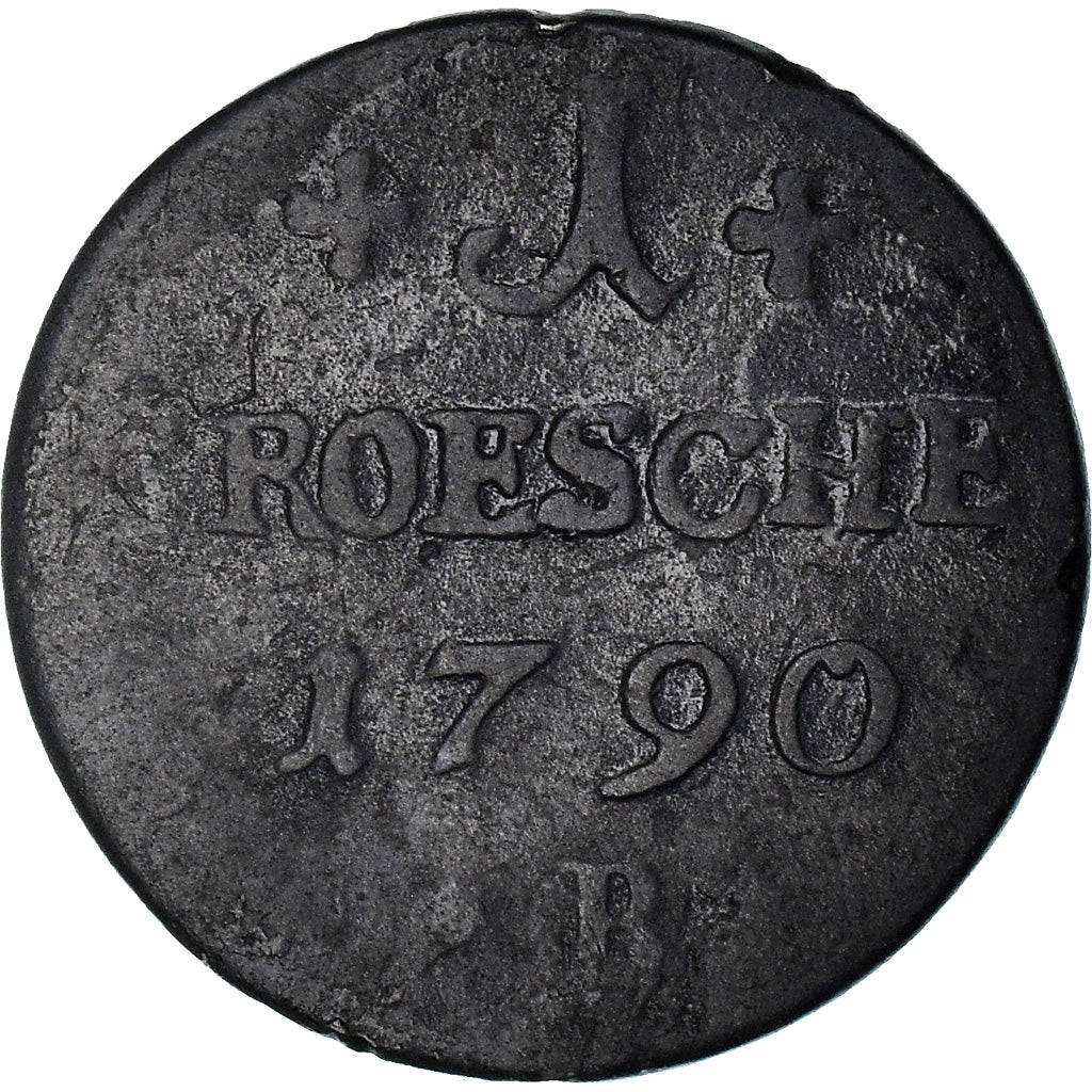 Münze, Deutsch Staaten, SILESIA, Friedrich Wilhelm II, Groschel, 1790, S+