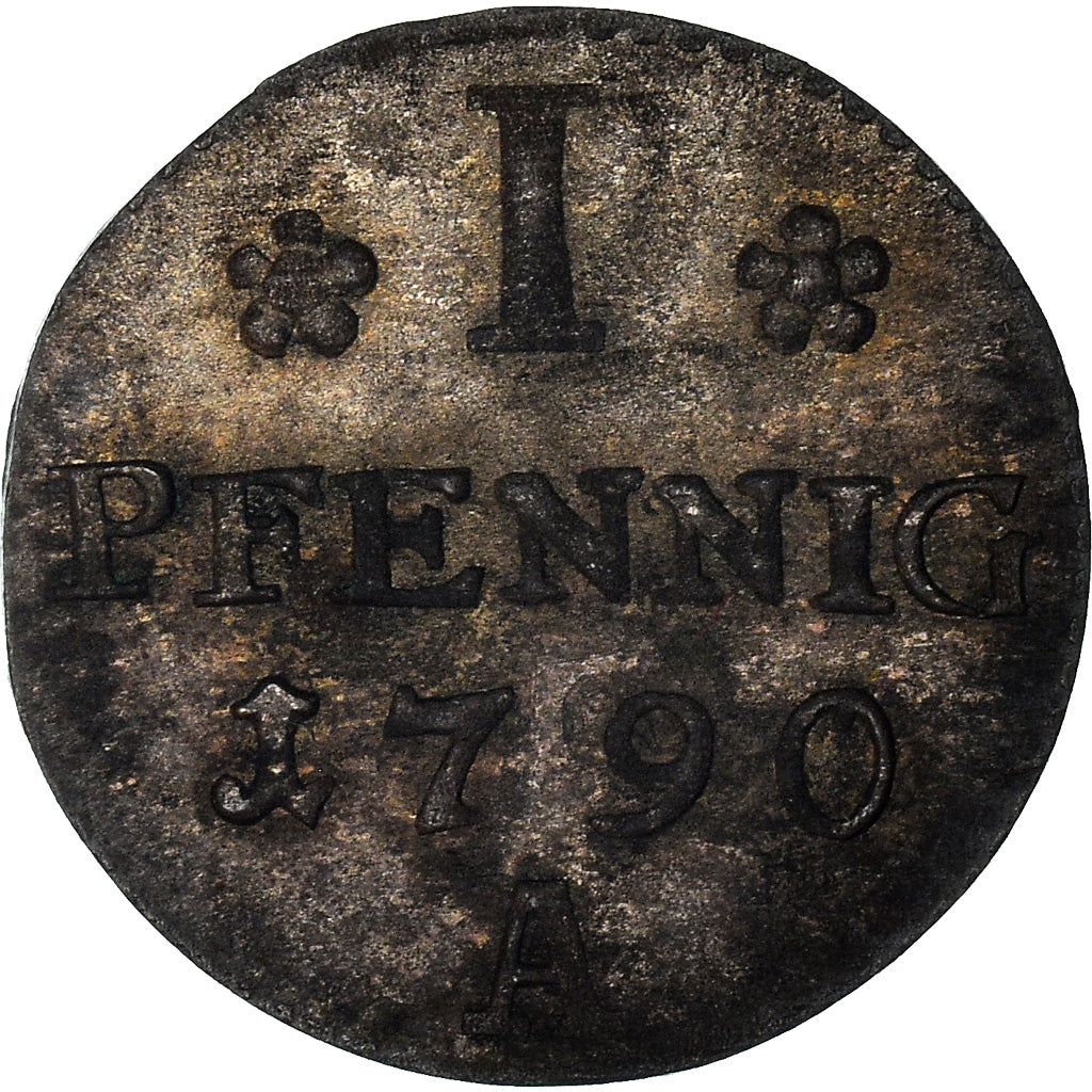 Coin, German States, PRUSSIA, Friedrich Wilhelm II, Pfennig, 1790, Berlin