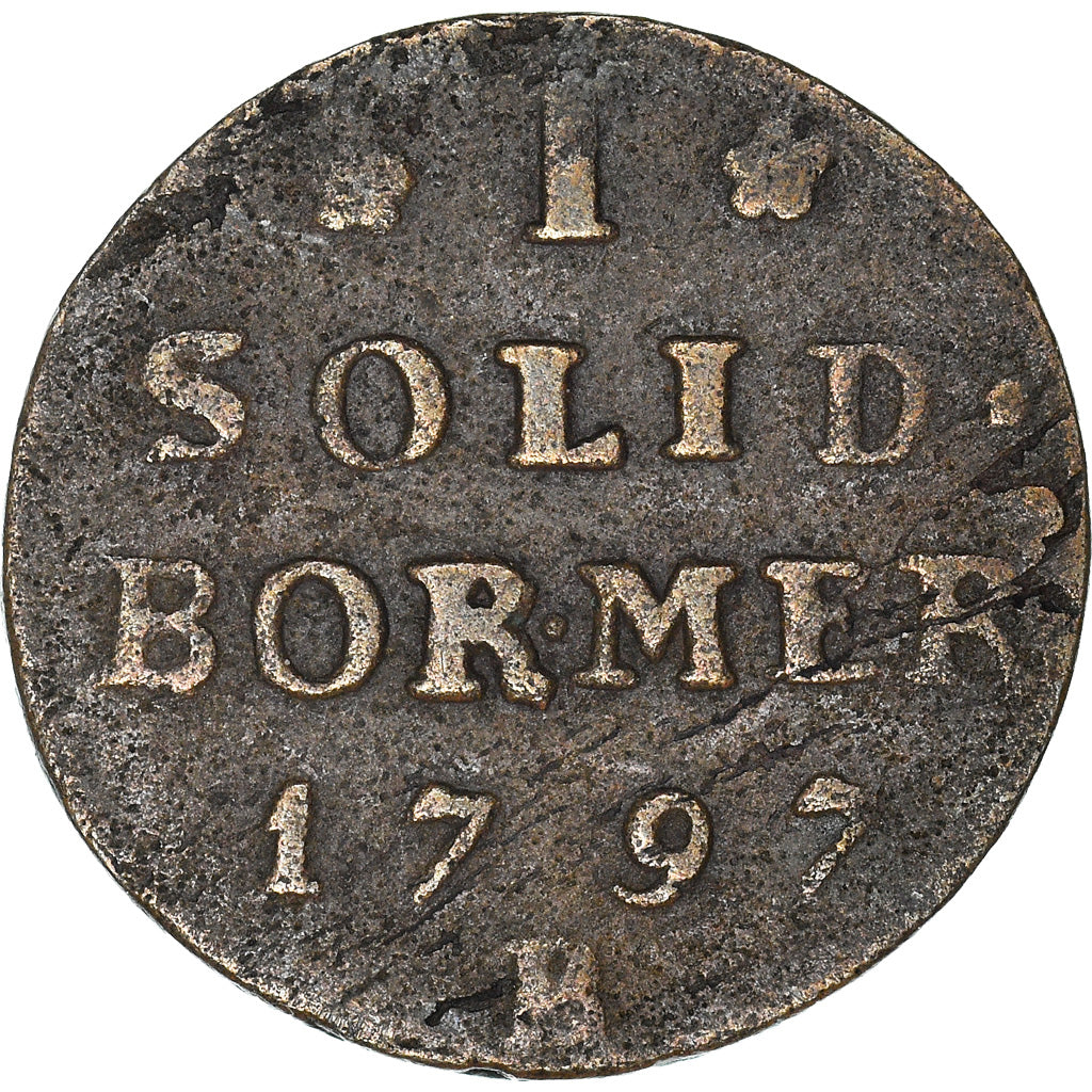 Coin, Poland, SOUTH PRUSSIA, Solidus, 1797, EF(40-45), Copper, KM:1