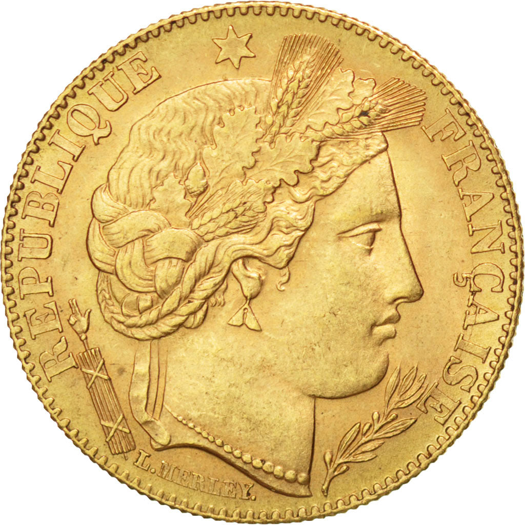 IIIème République, 10 Francs Or Cérès 1896 A, Paris, KM 830