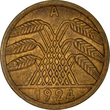 Coin, GERMANY, WEIMAR REPUBLIC, 50 Rentenpfennig, 1924, Berlin, EF(40-45)