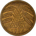 Coin, GERMANY, WEIMAR REPUBLIC, 50 Rentenpfennig, 1924, Berlin, EF(40-45)