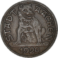 Münze, Deutschland, Stadt Aachen, Notmünze, Aachen, 10 Pfennig, 1920, SS, Iron