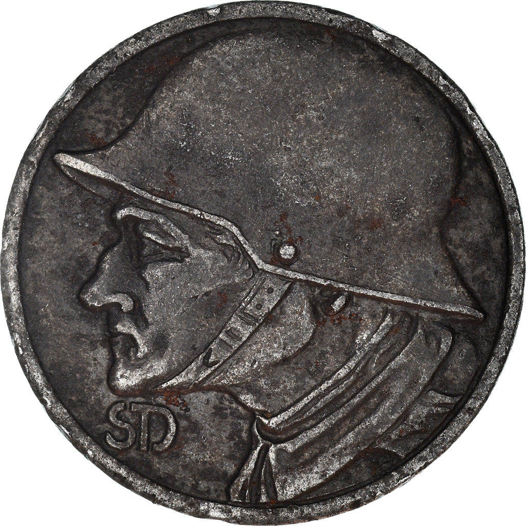 Monnaie, Allemagne, Stadt Düren, Düren, 10 Pfennig, 1918, TTB, Iron