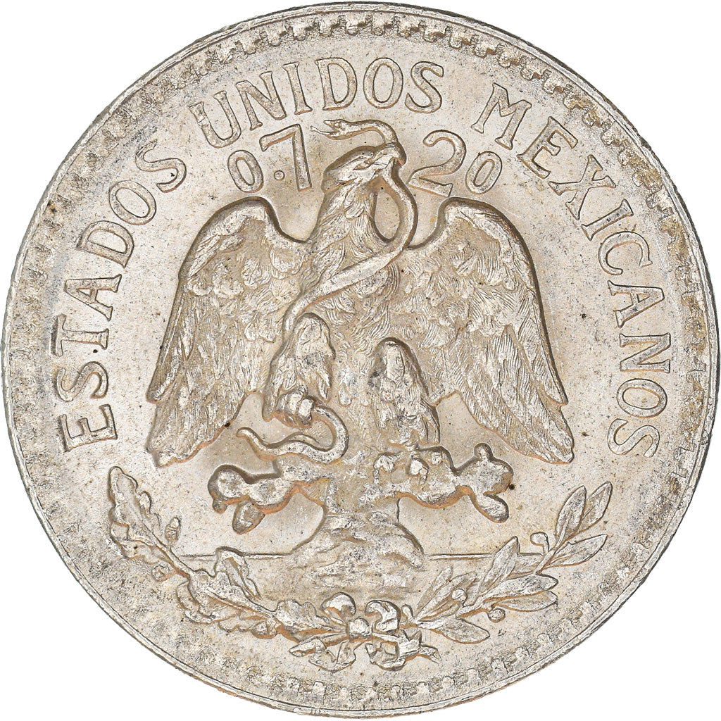 Coin, Mexico, 50 Centavos, 1945, Mexico City, MS(60-62), Silver, KM:447