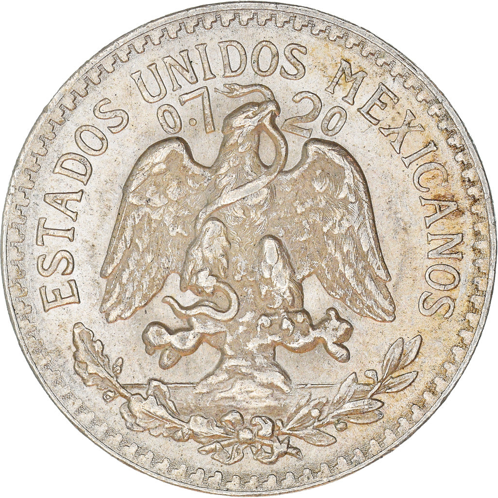 Coin, Mexico, 50 Centavos, 1945, Mexico City, MS(60-62), Silver, KM:447