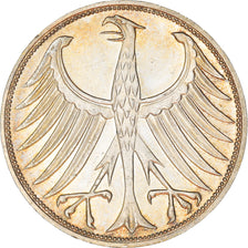 Coin, GERMANY - FEDERAL REPUBLIC, 5 Mark, 1970, Karlsruhe, MS(60-62), Silver