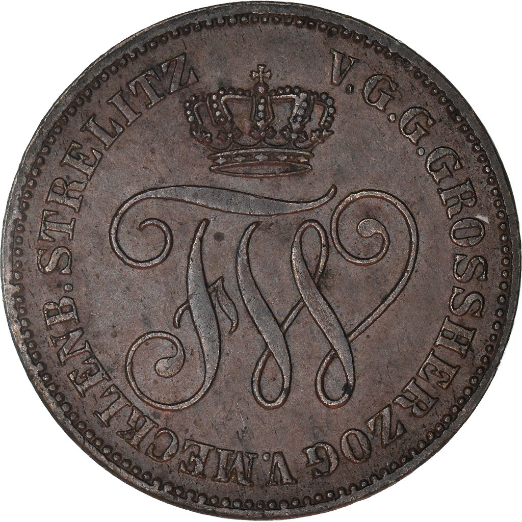Coin, German States, MECKLENBURG-STRELITZ, Friedrich Wilhelm, 5 Pfennig, 1872