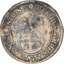 Moneta, Stati tedeschi, BRANDENBURG-BAYREUTH, Georg Wilhelm, 1/24 Thaler