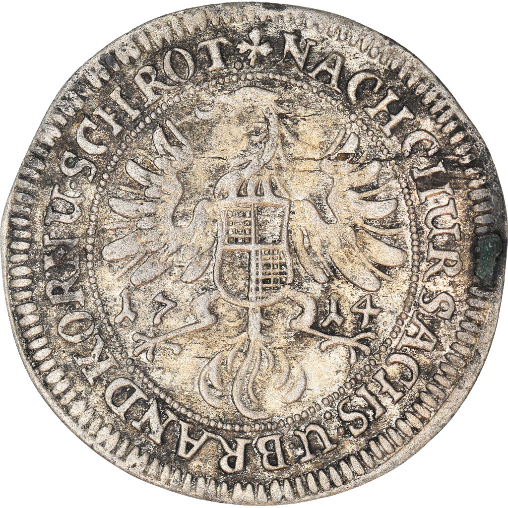 Moneta, Stati tedeschi, BRANDENBURG-BAYREUTH, Georg Wilhelm, 1/24 Thaler
