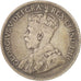CYPRUS, 9 Piastres, 1921, KM #13, VF(20-25), Silver, 5.55
