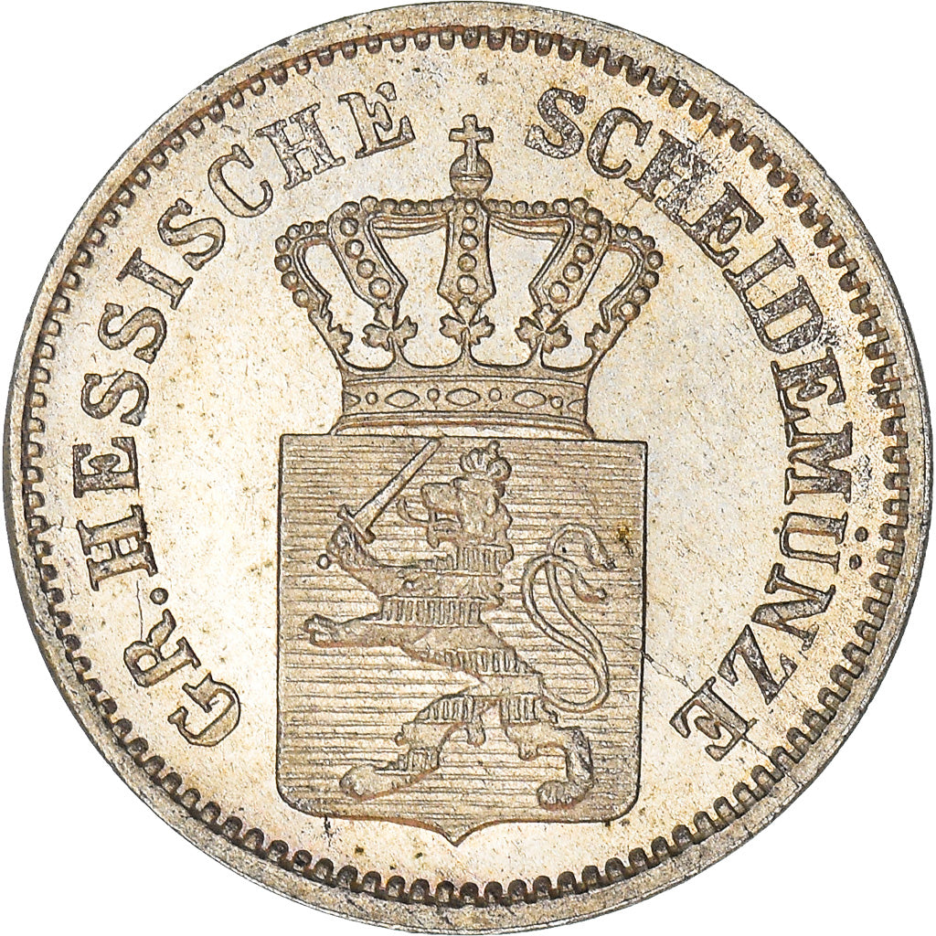 Moneda, Estados alemanes, HESSE-DARMSTADT, Ludwig III, Kreuzer, 1871, EBC+