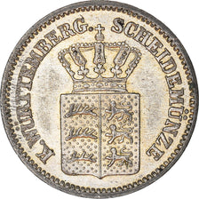 Monnaie, Etats allemands, WURTTEMBERG, Karl I, Kreuzer, 1867, SUP, Argent