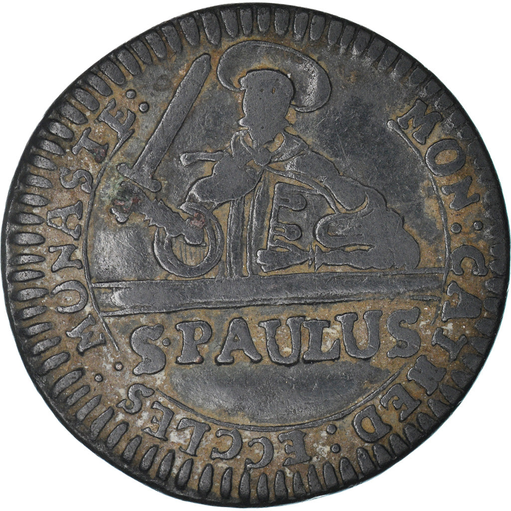 Coin, German States, MUNSTER, 3 Pfenning, 1759, VF(20-25), Copper, KM:430