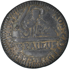 Coin, German States, MUNSTER, 3 Pfenning, 1759, VF(20-25), Copper, KM:430