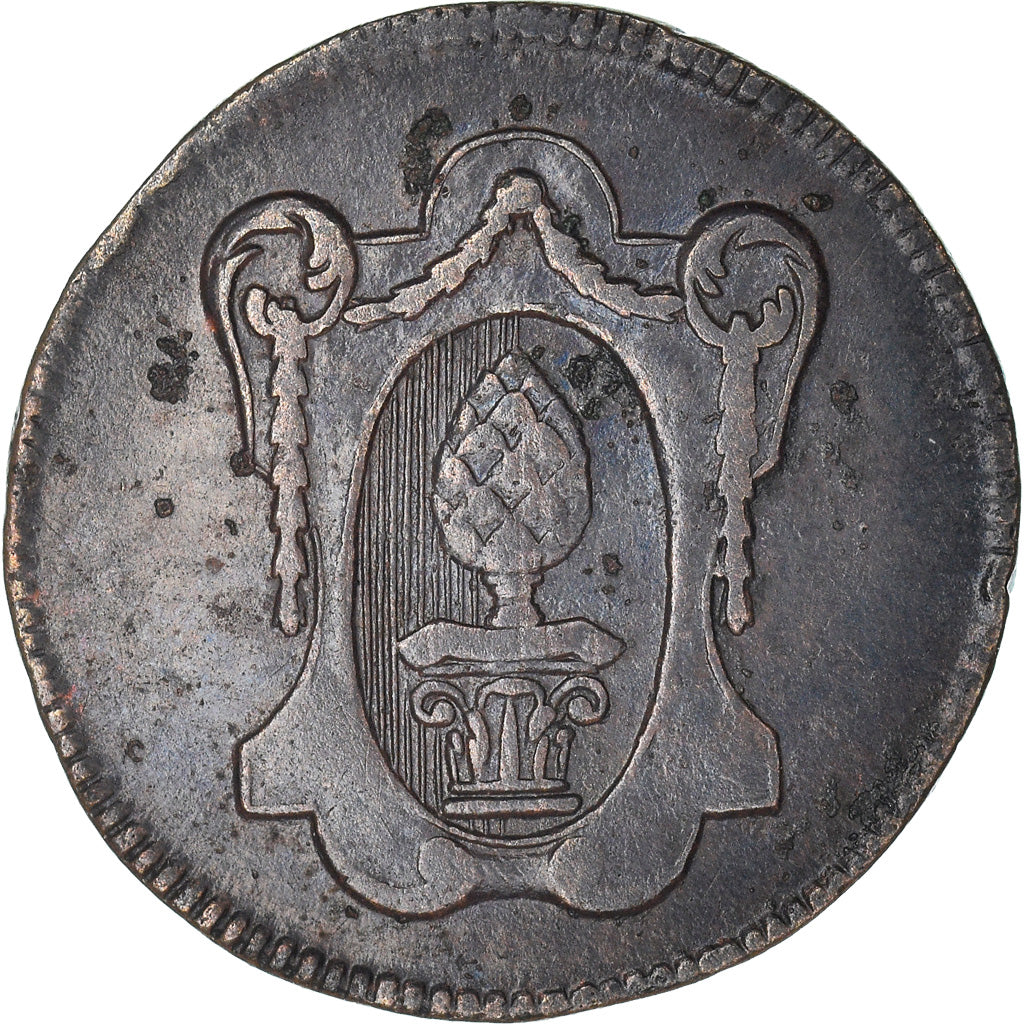 Coin, German States, AUGSBURG, Pfennig, 1796, EF(40-45), Copper, KM:189