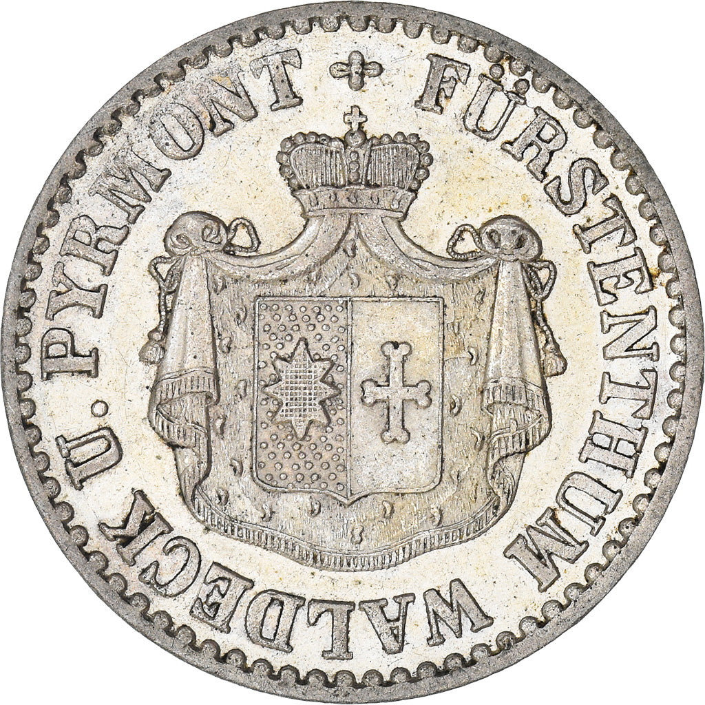 Monnaie, Etats allemands, WALDECK-PYRMONT, Georg Victor, Groschen, 1867