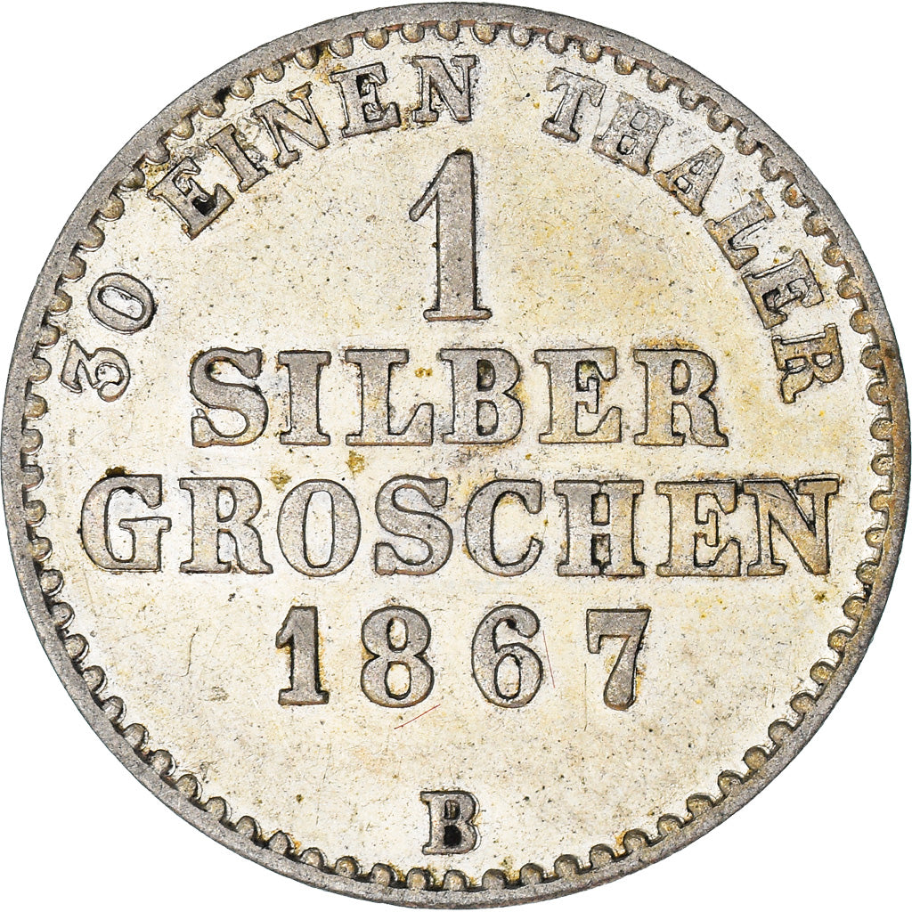 Monnaie, Etats allemands, WALDECK-PYRMONT, Georg Victor, Groschen, 1867