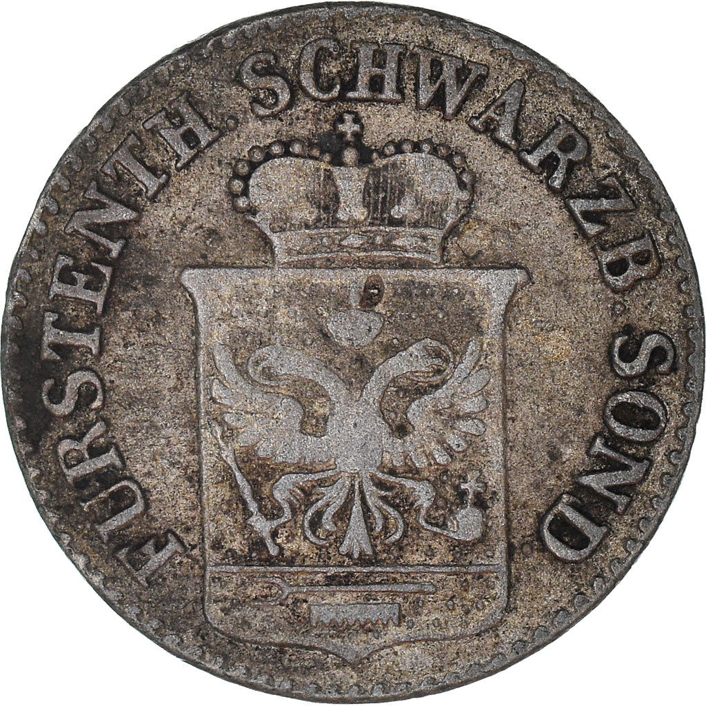 Moneta, Stati tedeschi, SCHWARZBURG-SONDERSHAUSEN, G, 1/2 Silber Groschen, 1846