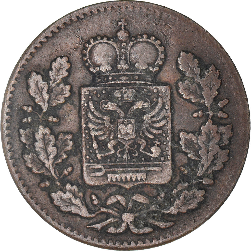 Moneta, Landy niemieckie, SCHWARZBURG-RUDOLSTADT, Albrecht, 1/4 Kreuzer, 1868