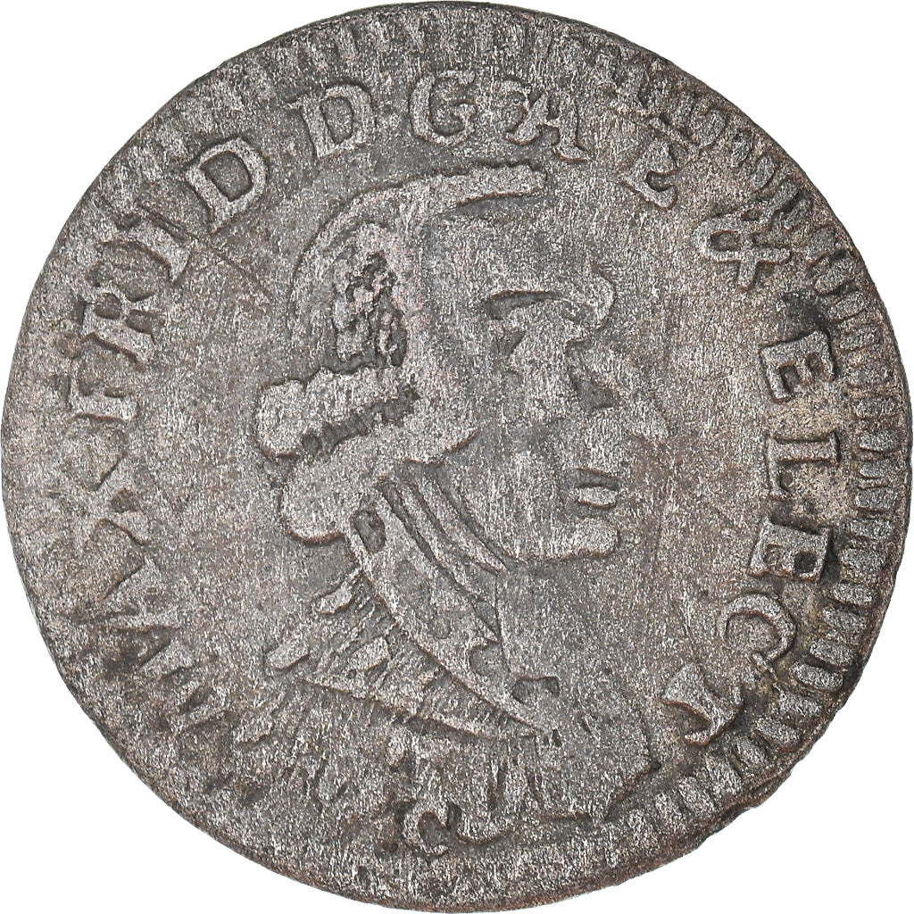 Coin, German States, COLOGNE, Maximilian Friedrich, Stuber, 1777, VF(20-25)