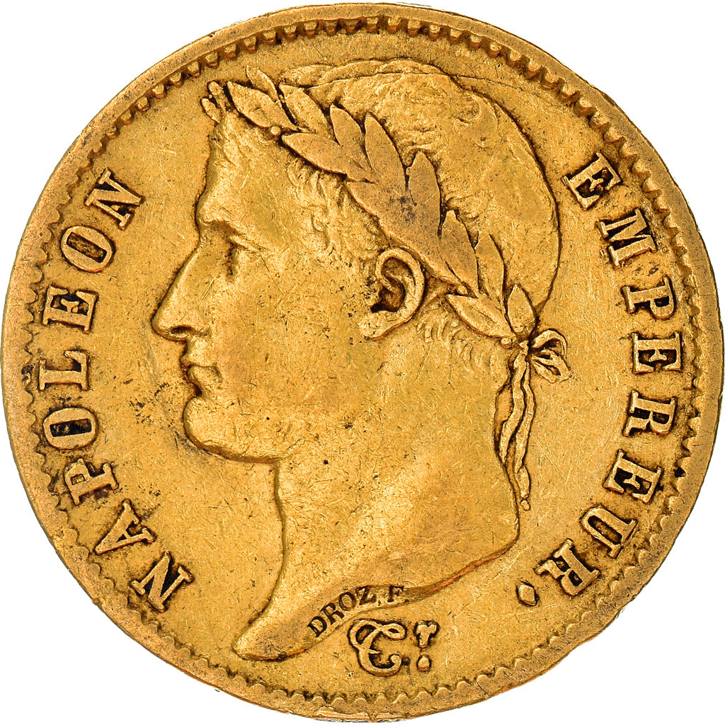 Coin, France, Napoléon I, 20 Francs, 1808, Paris, VF(30-35), Gold, KM:687.1