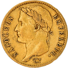 Coin, France, Napoléon I, 20 Francs, 1808, Paris, VF(30-35), Gold, KM:687.1