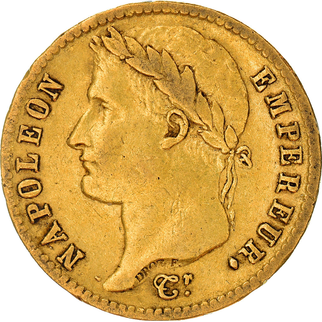 Moneta, Francia, Napoléon I, 20 Francs, 1813, Paris, BB, Oro, KM:695.1