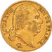 Munten, Frankrijk, Louis XVIII, 20 Francs, 1824, Paris, ZF, Goud, KM:712.1