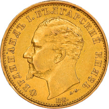 Moneta, Bulgaria, Ferdinand I, 20 Leva, 1894, Kormoczbanya, Hungary, BB+, Oro